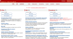 Desktop Screenshot of htmlcssjs.ru